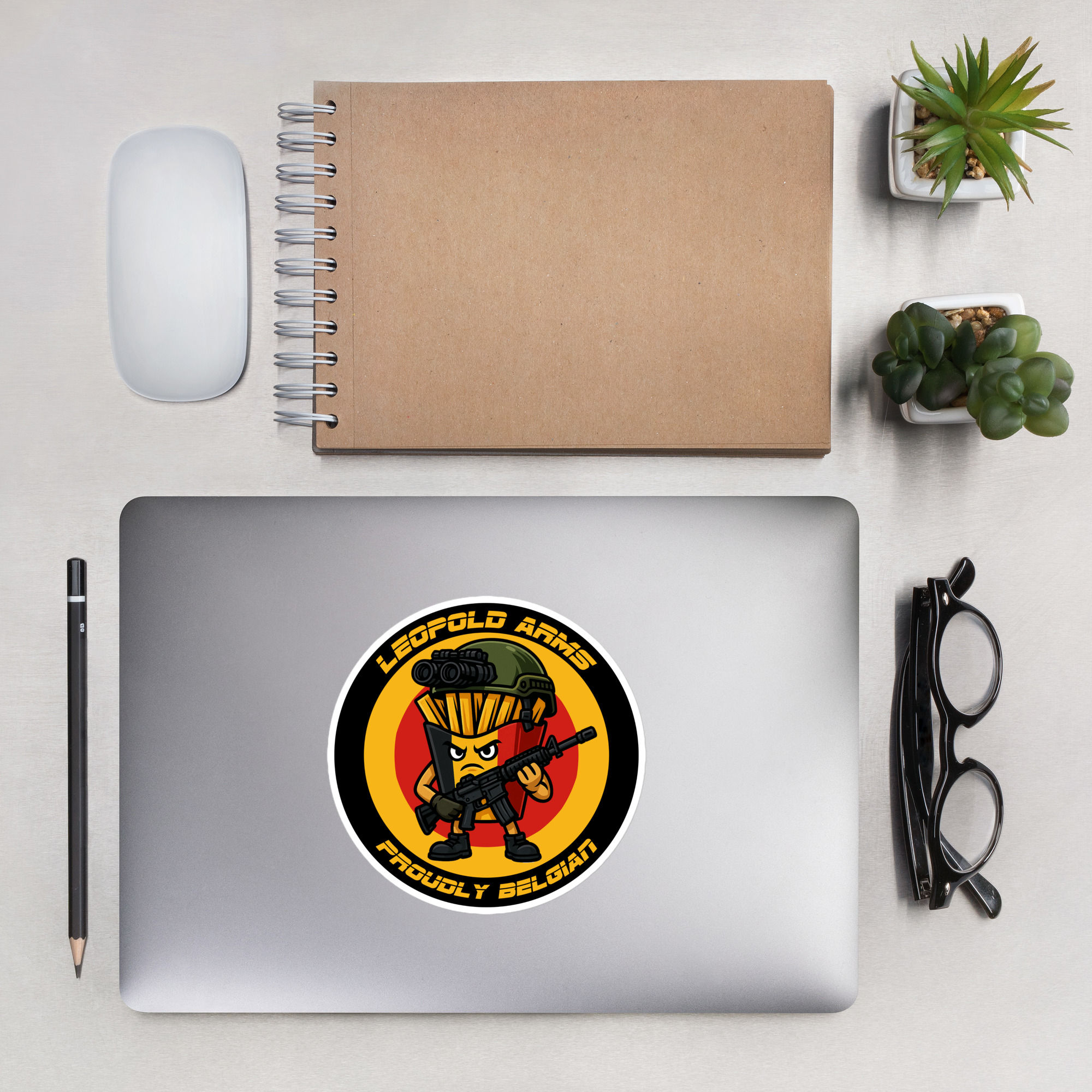 Leopold Arms Mascot Sticker - Image 7