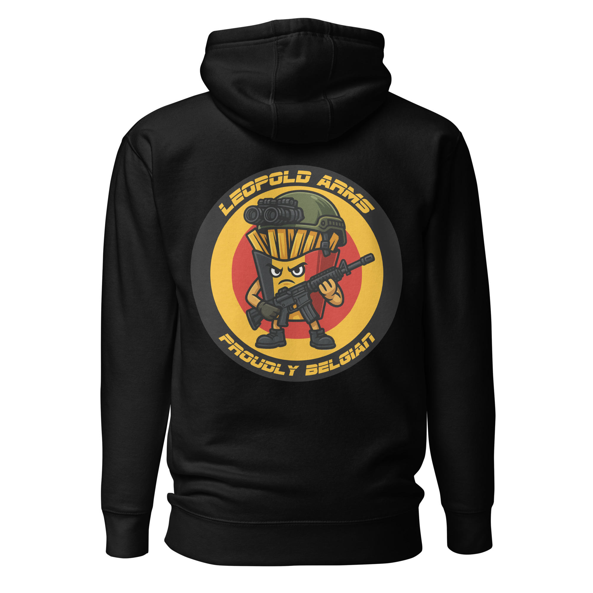 Leopold Arms Mascot Hoodie Light Logo - Image 4