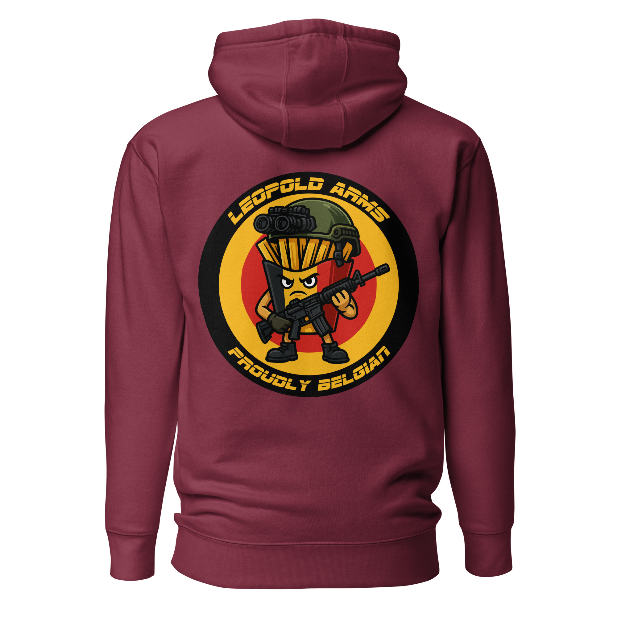 Leopold Arms Mascot Hoodie Light Logo - Image 12
