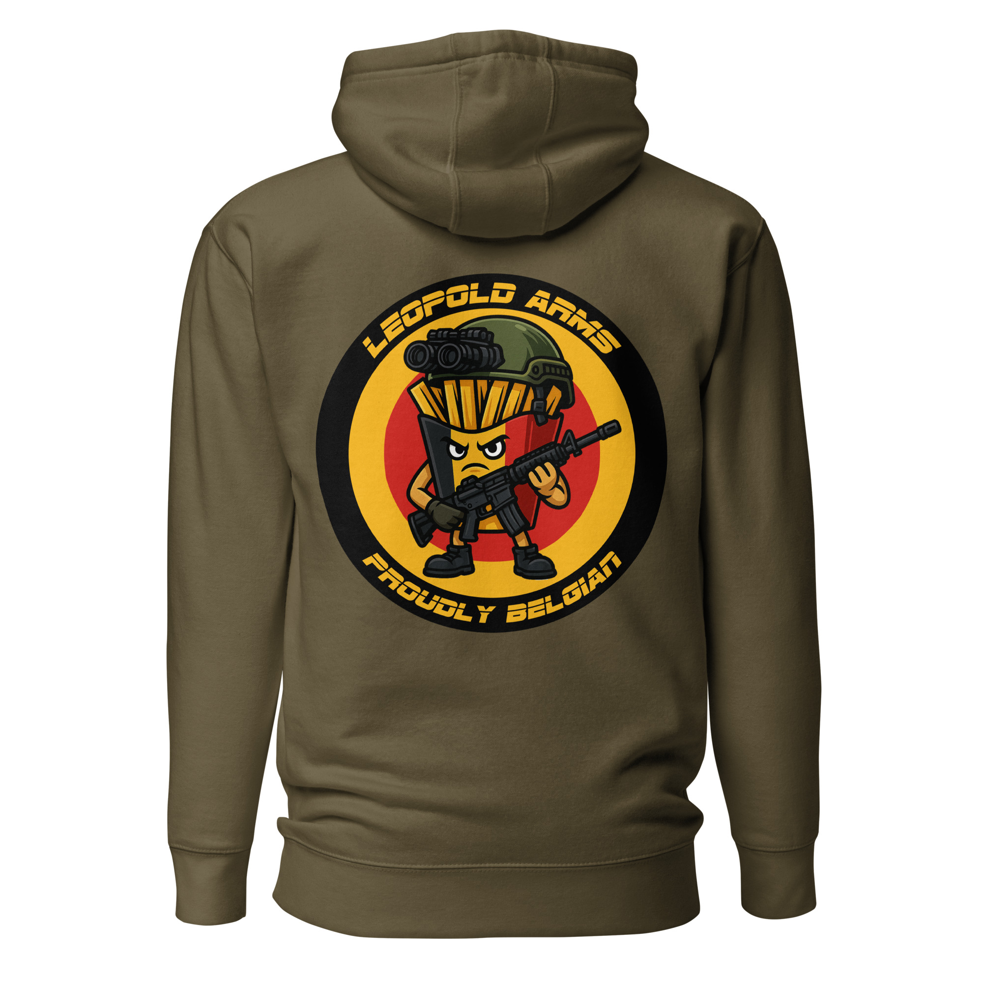 Leopold Arms Mascot Hoodie Light Logo - Image 20