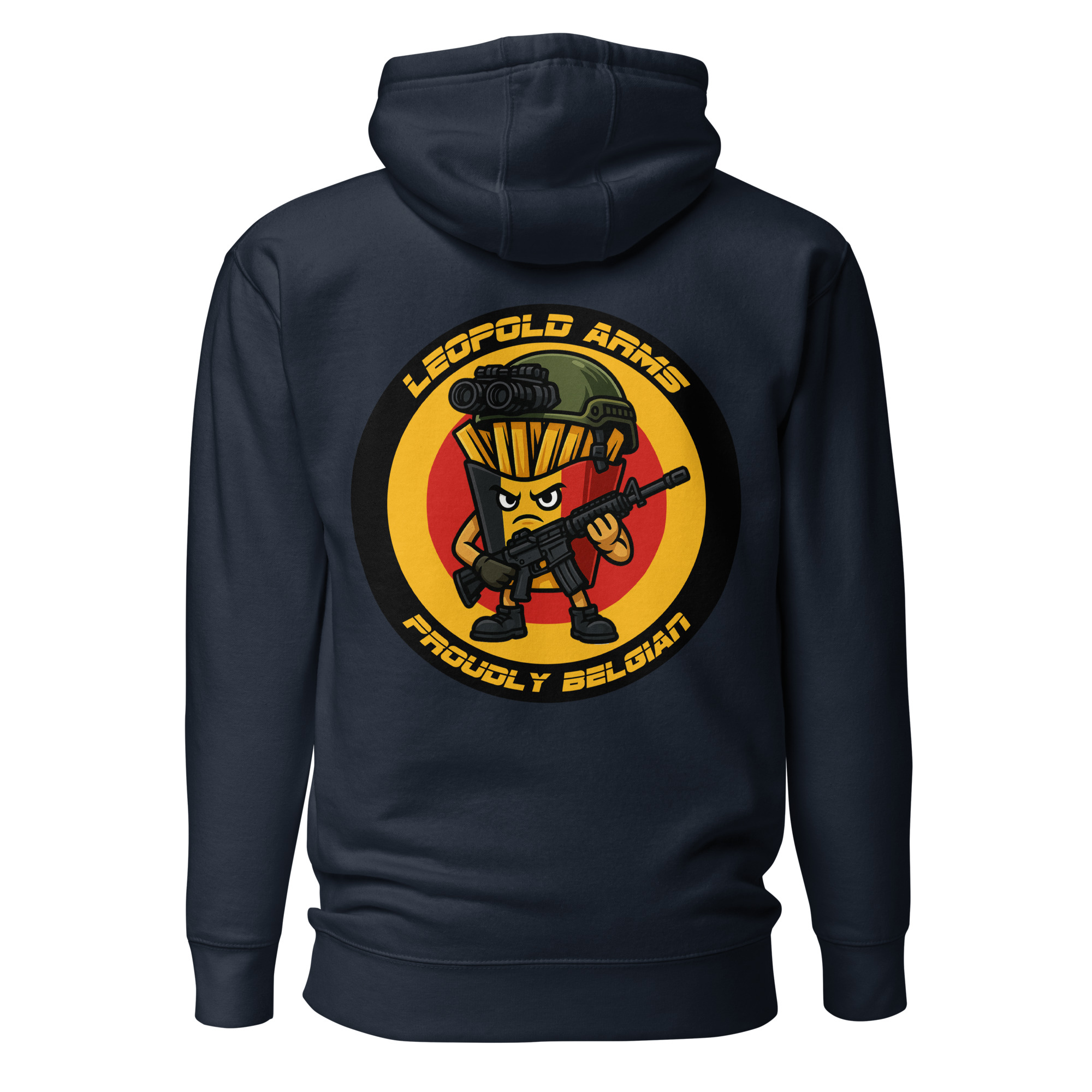 Leopold Arms Mascot Hoodie Light Logo - Image 8
